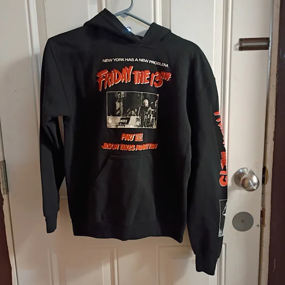 Black Friday the 13th Hoodie Size Small - Picture 1 of 5